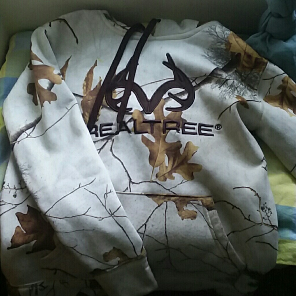 RealTree White Camo Pullover hoodie